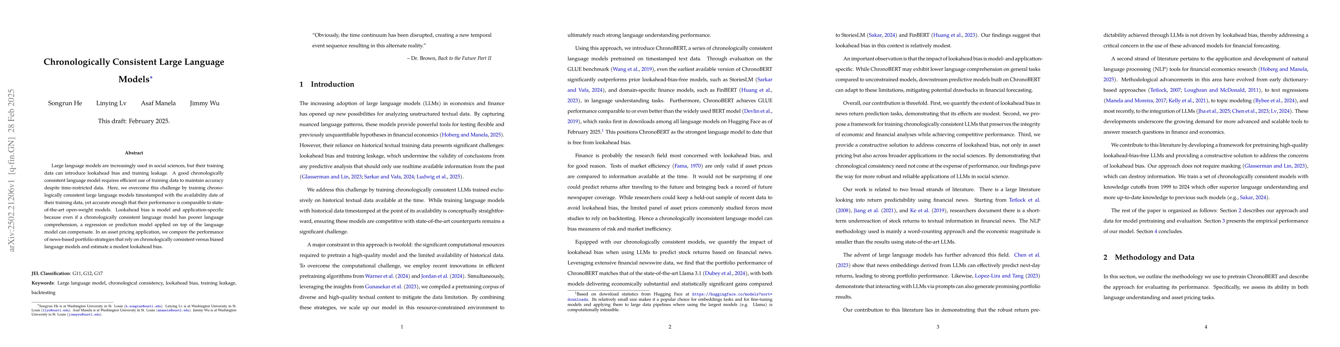 Thumbnail for Chronologically Consistent Large Language Models