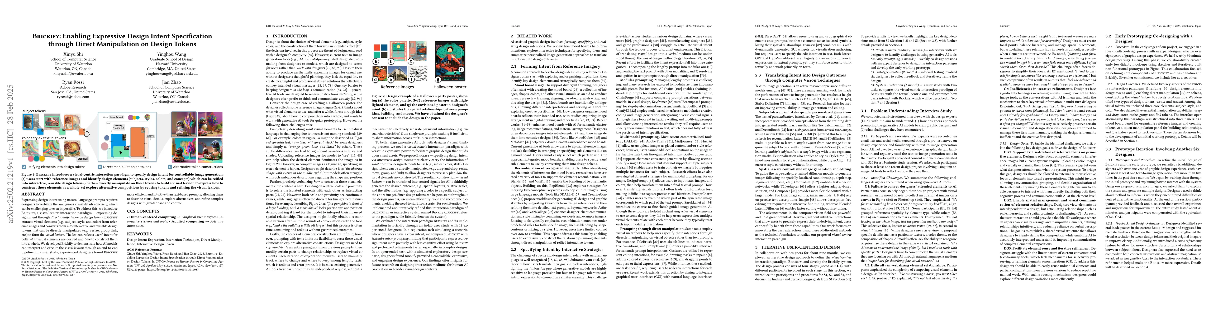 Thumbnail for Brickify: Enabling Expressive Design Intent Specification through Direct
  Manipulation on Design Tokens