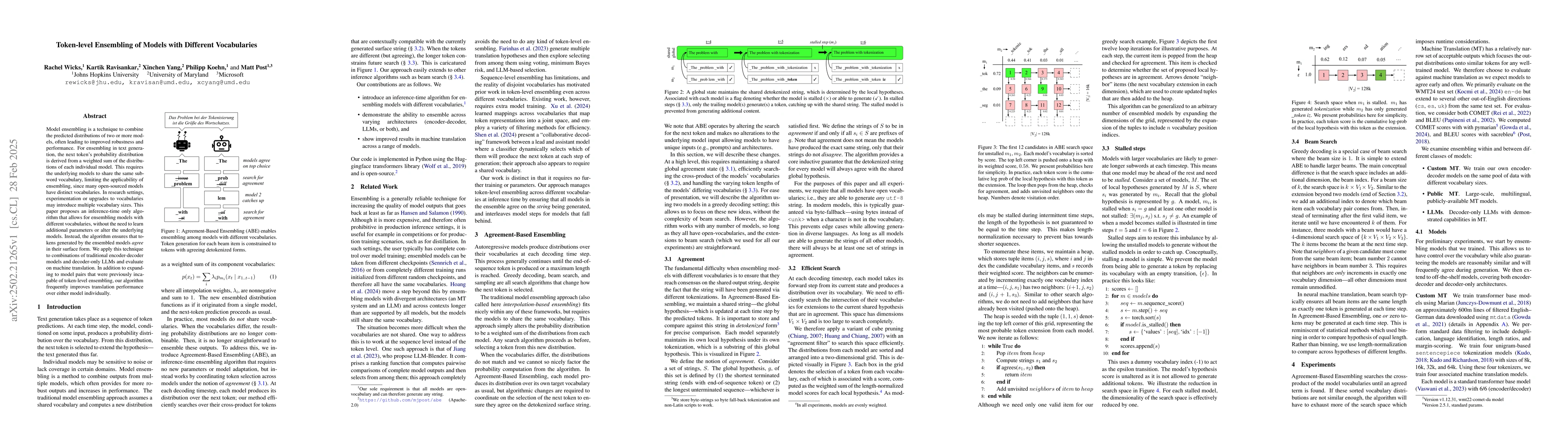 Thumbnail for Token-level Ensembling of Models with Different Vocabularies