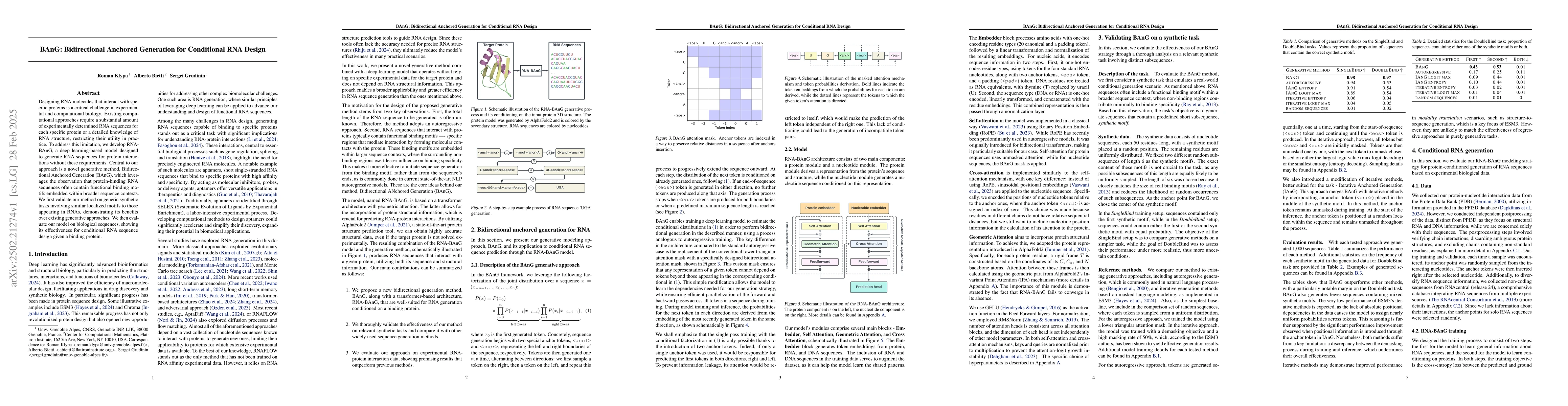 Thumbnail for BAnG: Bidirectional Anchored Generation for Conditional RNA Design