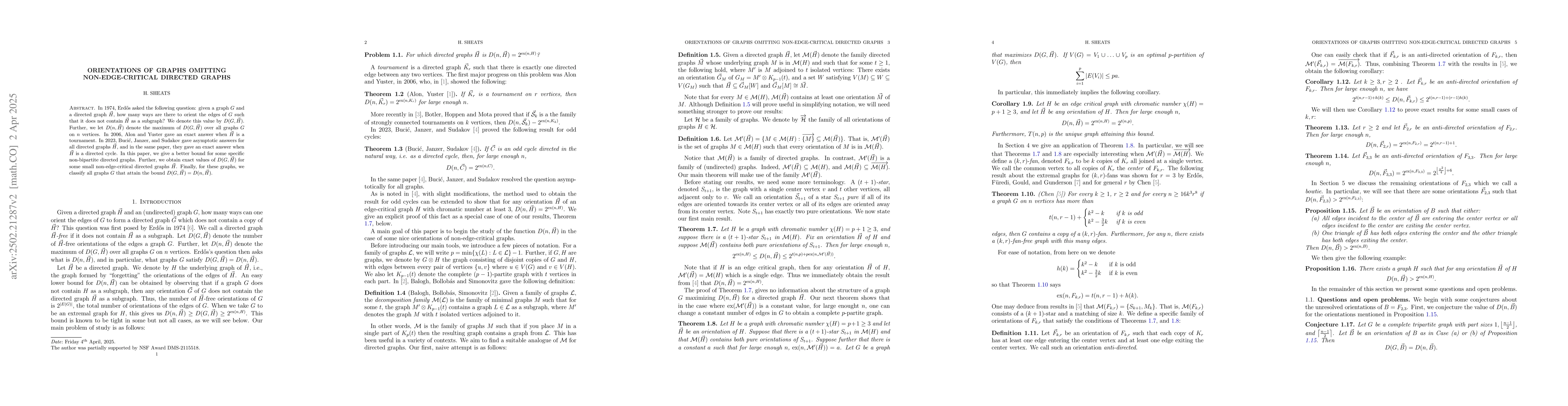 Thumbnail for Orientations of graphs omitting non-edge-critical directed graphs