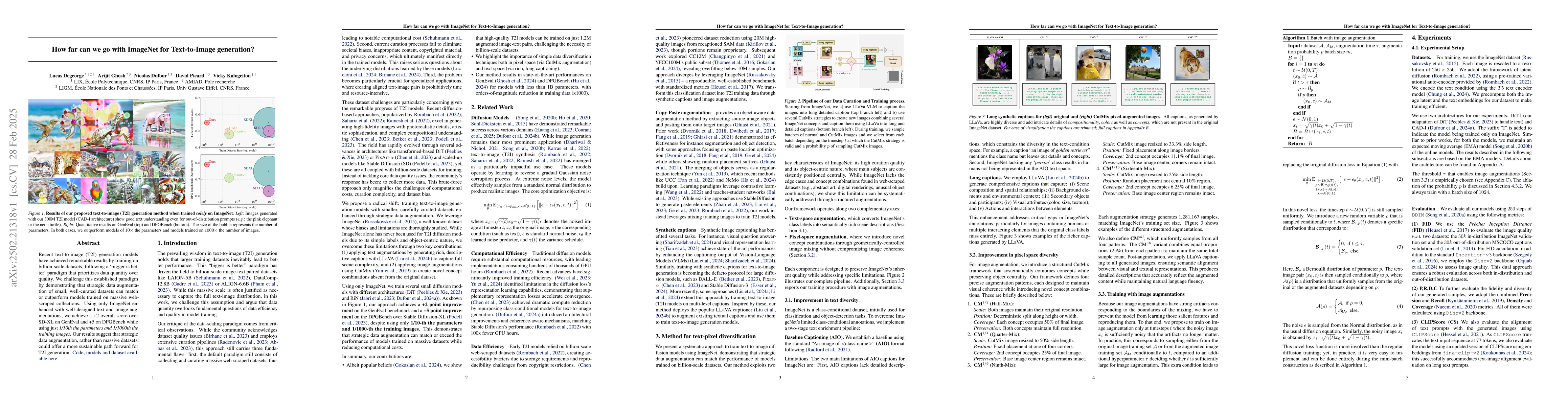 Thumbnail for How far can we go with ImageNet for Text-to-Image generation?