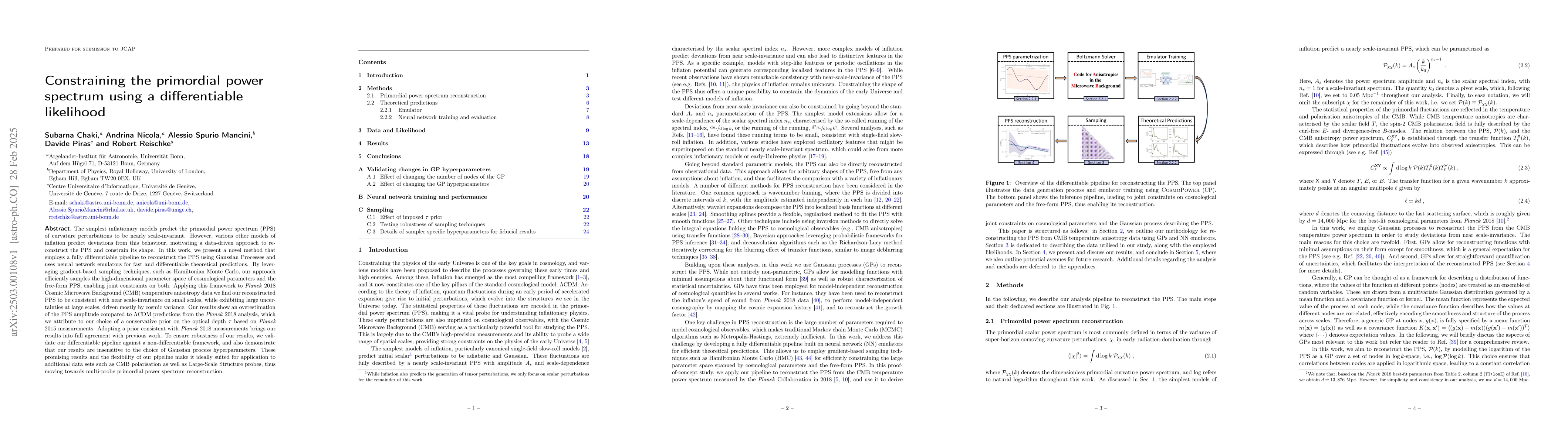 Thumbnail for Constraining the primordial power spectrum using a differentiable
  likelihood