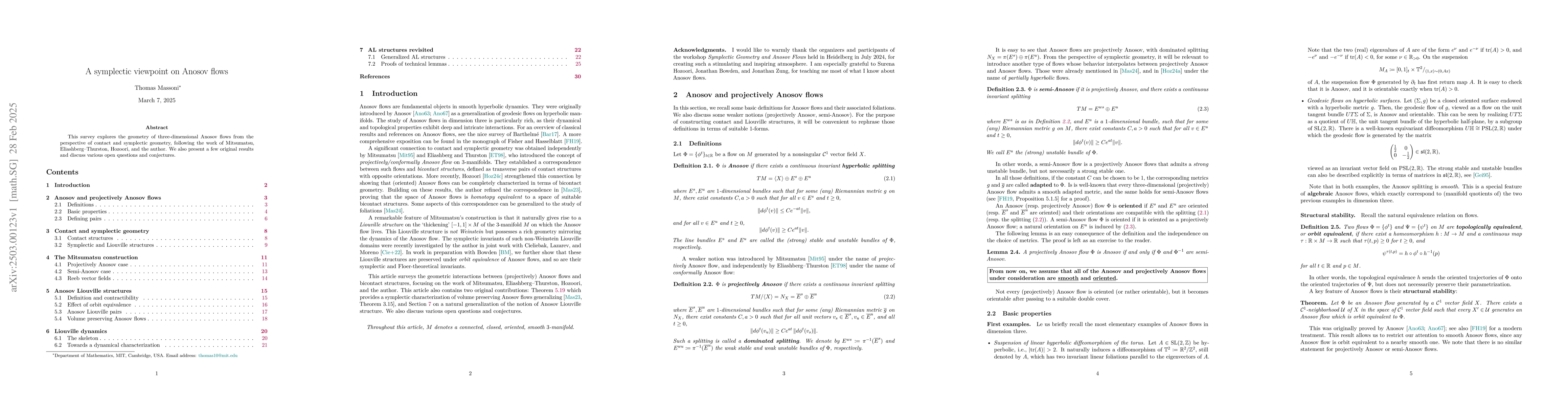 Thumbnail for A symplectic viewpoint on Anosov flows