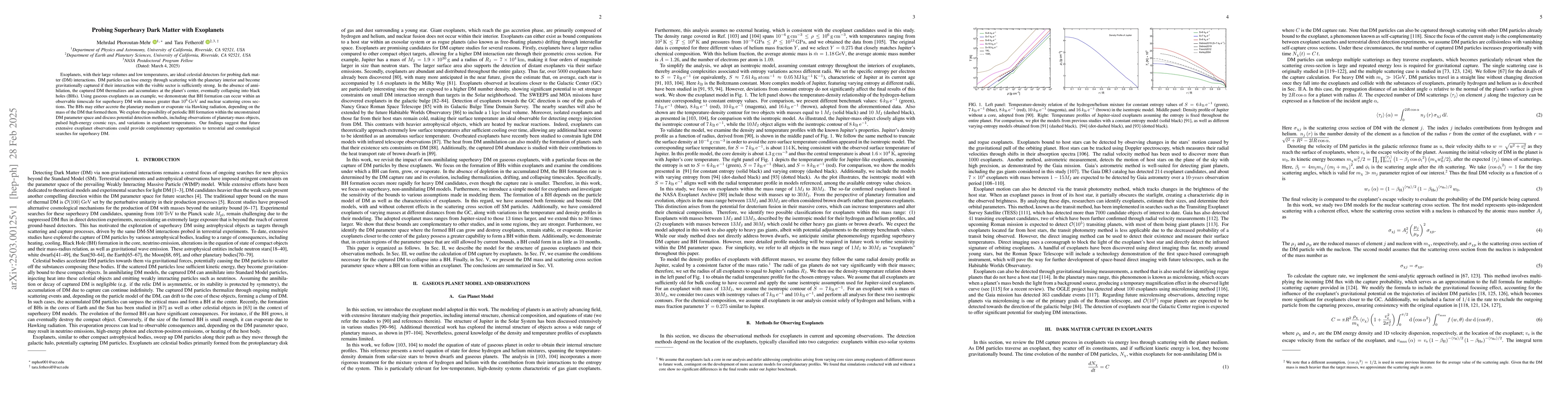 Thumbnail for Probing Superheavy Dark Matter with Exoplanets