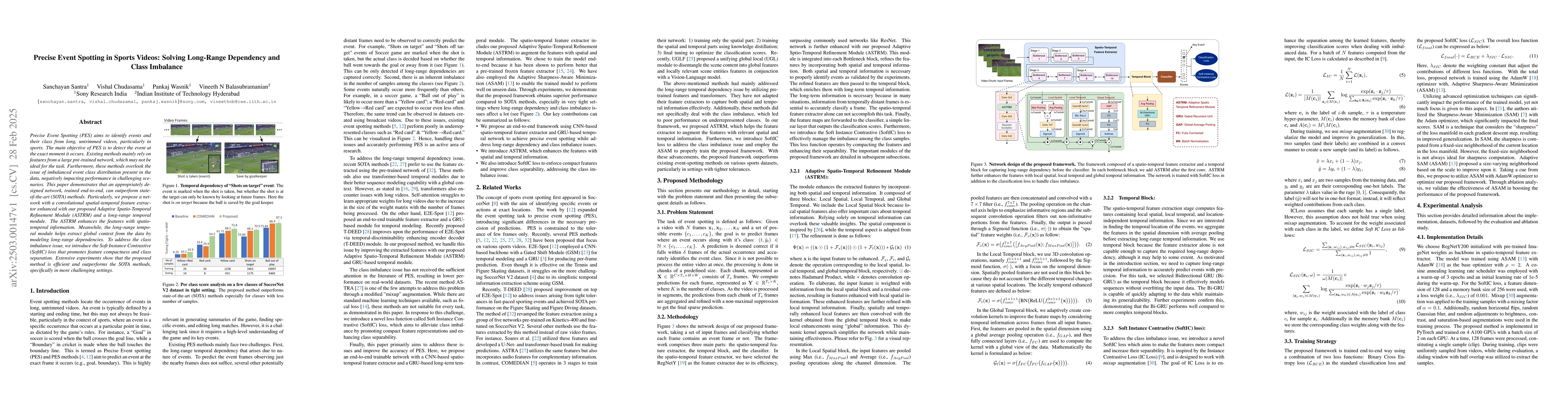 Thumbnail for Precise Event Spotting in Sports Videos: Solving Long-Range Dependency
  and Class Imbalance