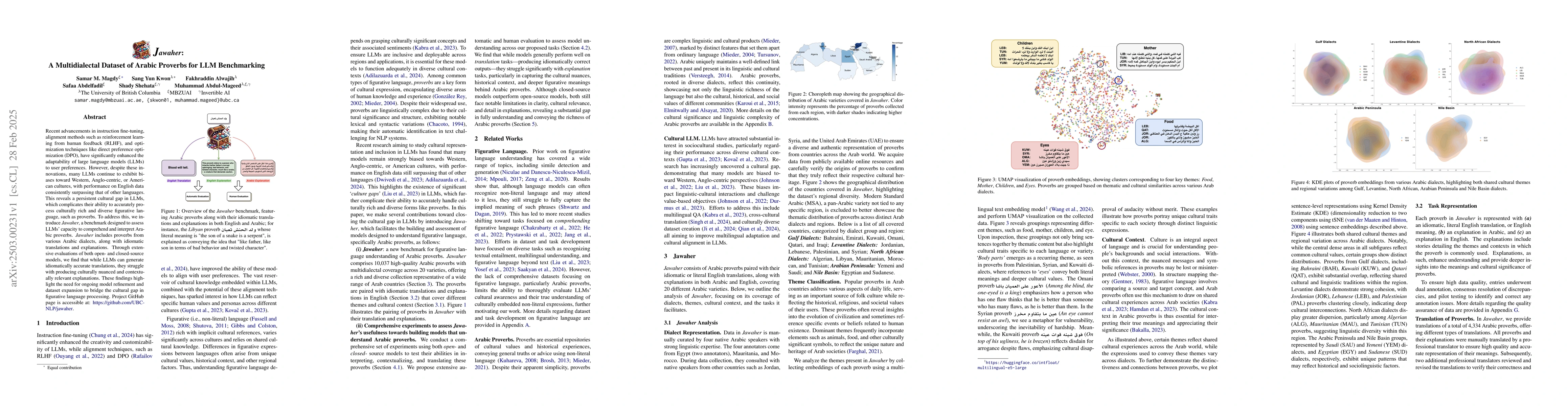 Thumbnail for Jawaher: A Multidialectal Dataset of Arabic Proverbs for LLM
  Benchmarking