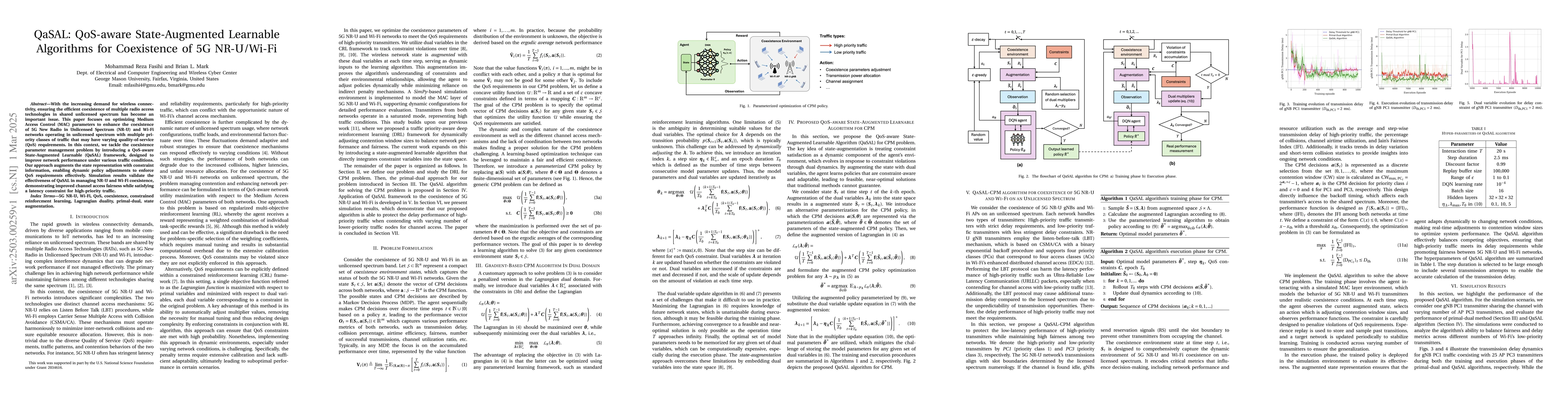 Thumbnail for QaSAL: QoS-aware State-Augmented Learnable Algorithms for Coexistence of
  5G NR-U/Wi-Fi