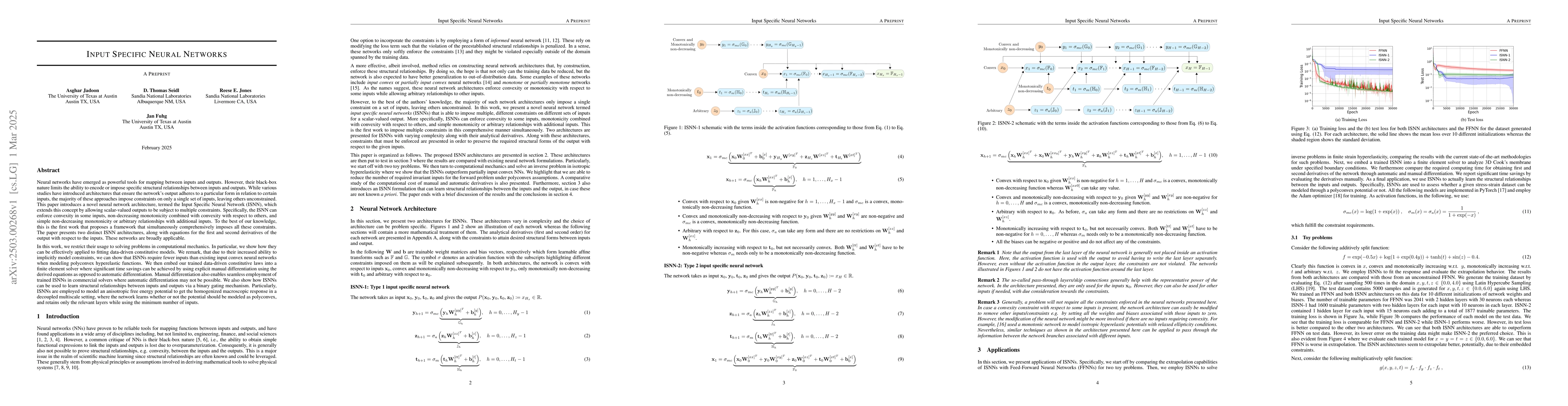Thumbnail for Input Specific Neural Networks