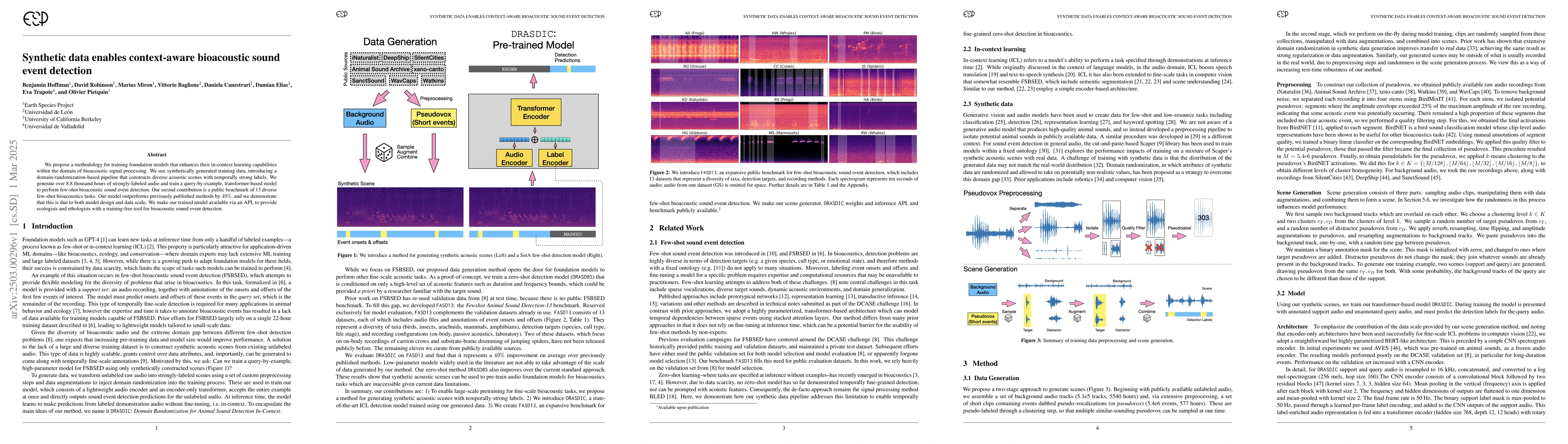 Thumbnail for Synthetic data enables context-aware bioacoustic sound event detection