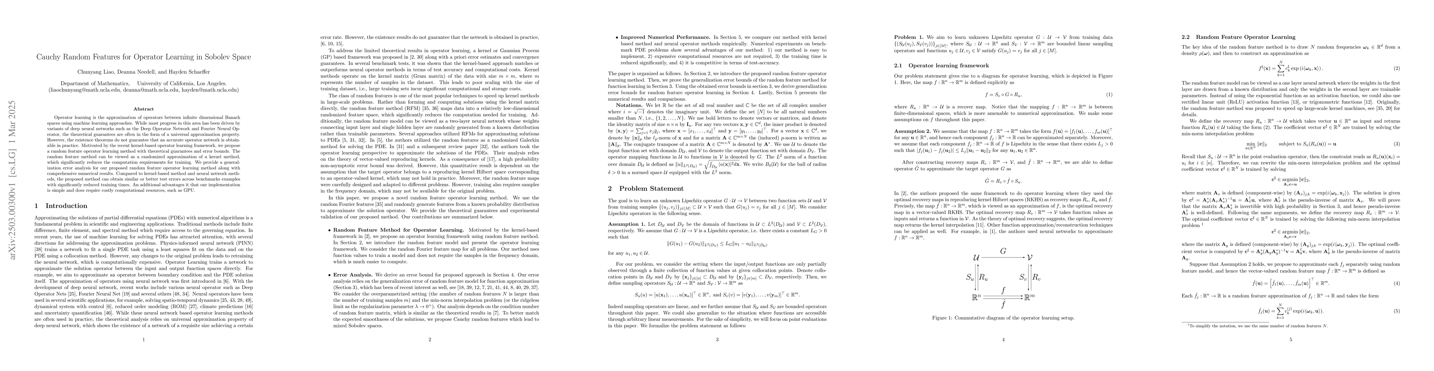 Thumbnail for Cauchy Random Features for Operator Learning in Sobolev Space