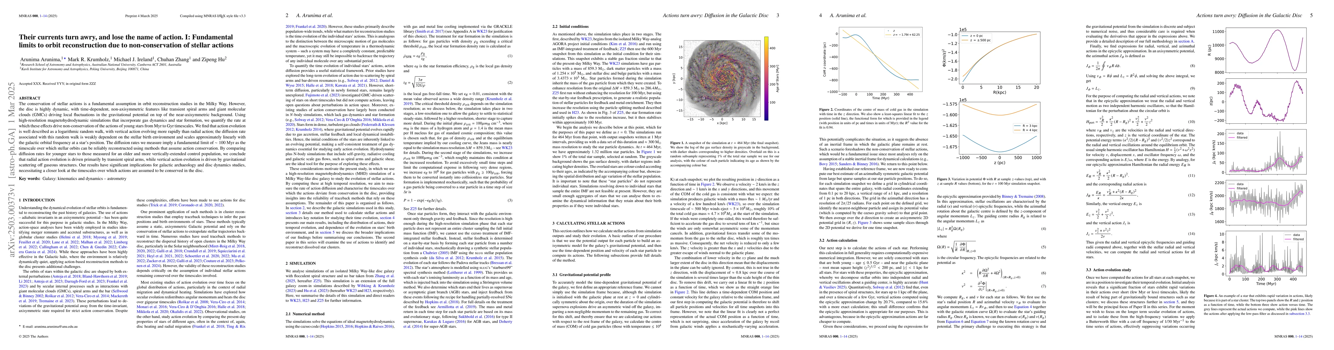 Thumbnail for Their currents turn awry, and lose the name of action. I: Fundamental
  limits to orbit reconstruction due to non-conservation of stellar actions