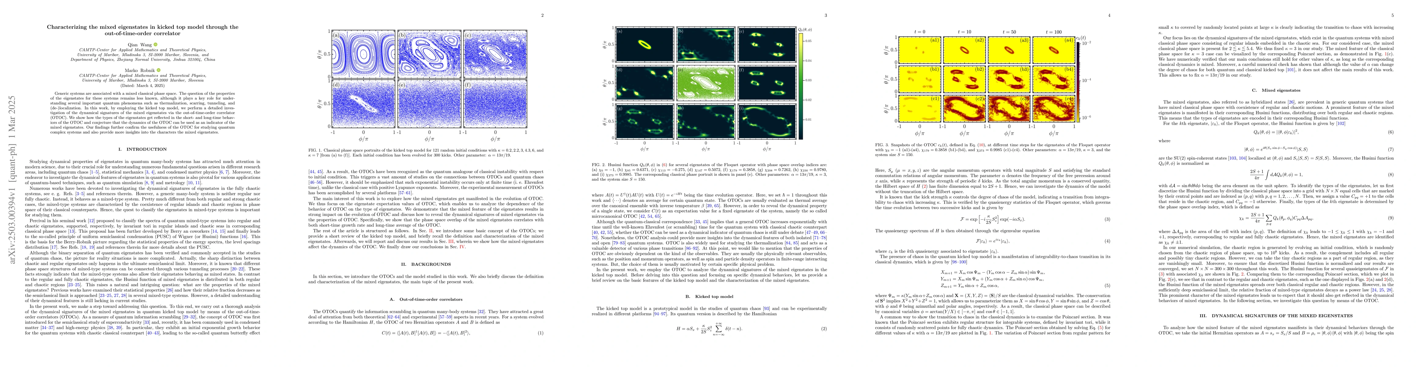 Thumbnail for Characterizing the mixed eigenstates in kicked top model through the
  out-of-time-order correlator