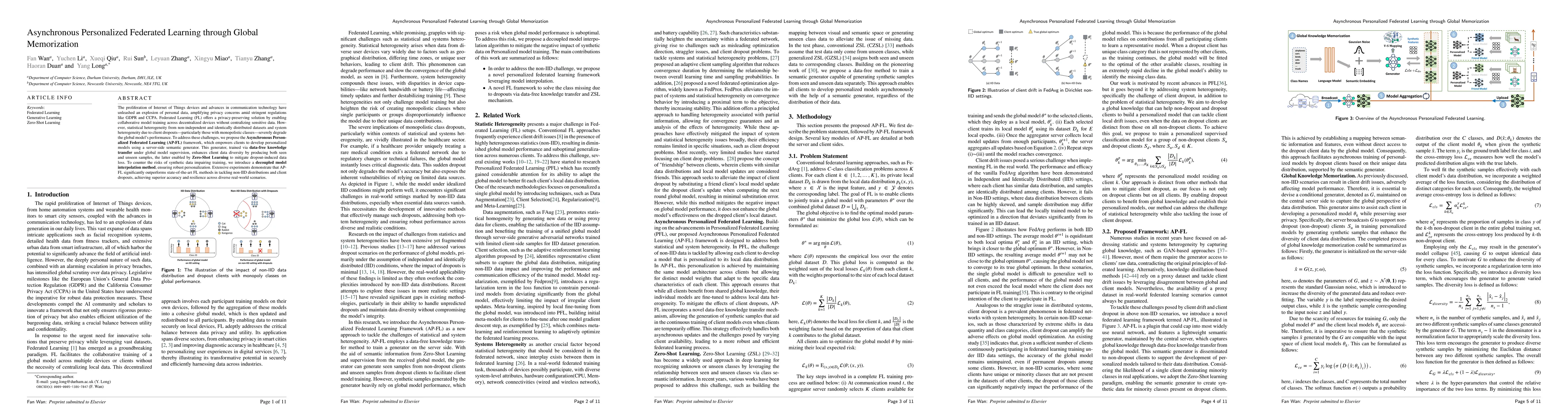 Thumbnail for Asynchronous Personalized Federated Learning through Global Memorization