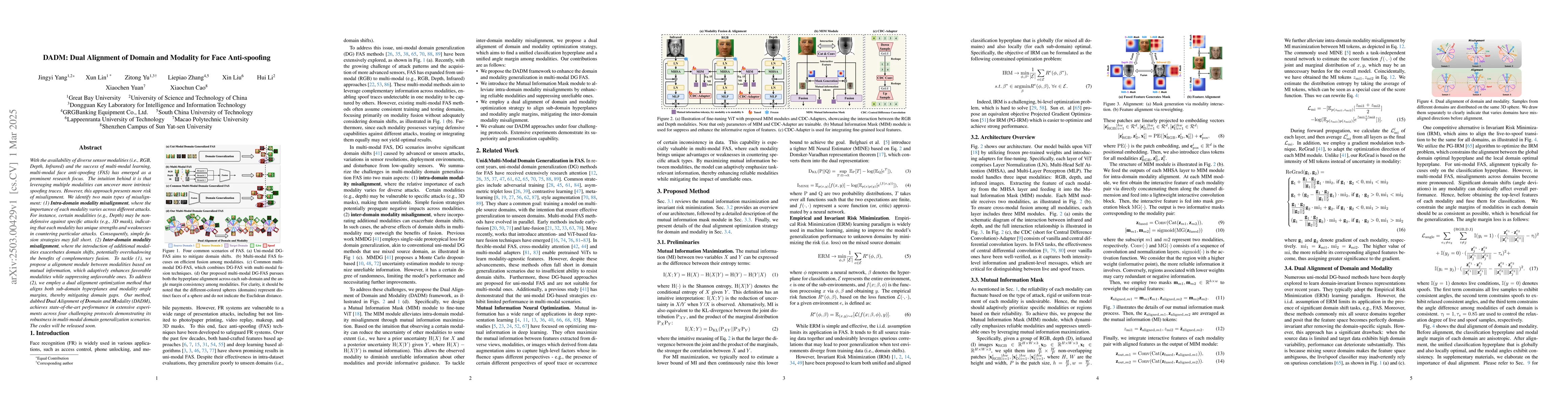 Thumbnail for DADM: Dual Alignment of Domain and Modality for Face Anti-spoofing