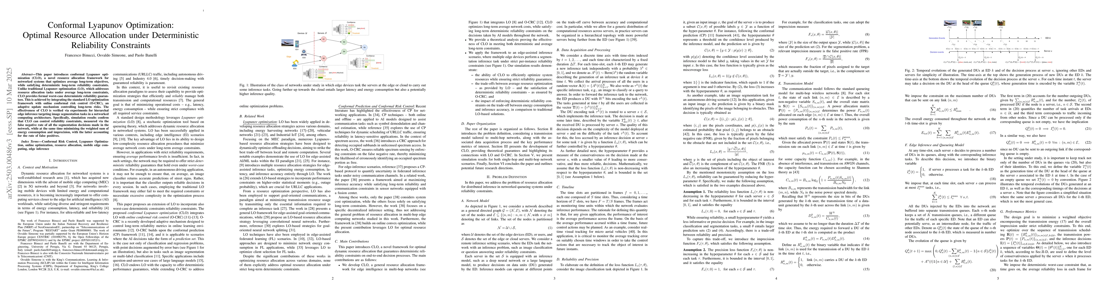 Thumbnail for Conformal Lyapunov Optimization: Optimal Resource Allocation under
  Deterministic Reliability Constraints