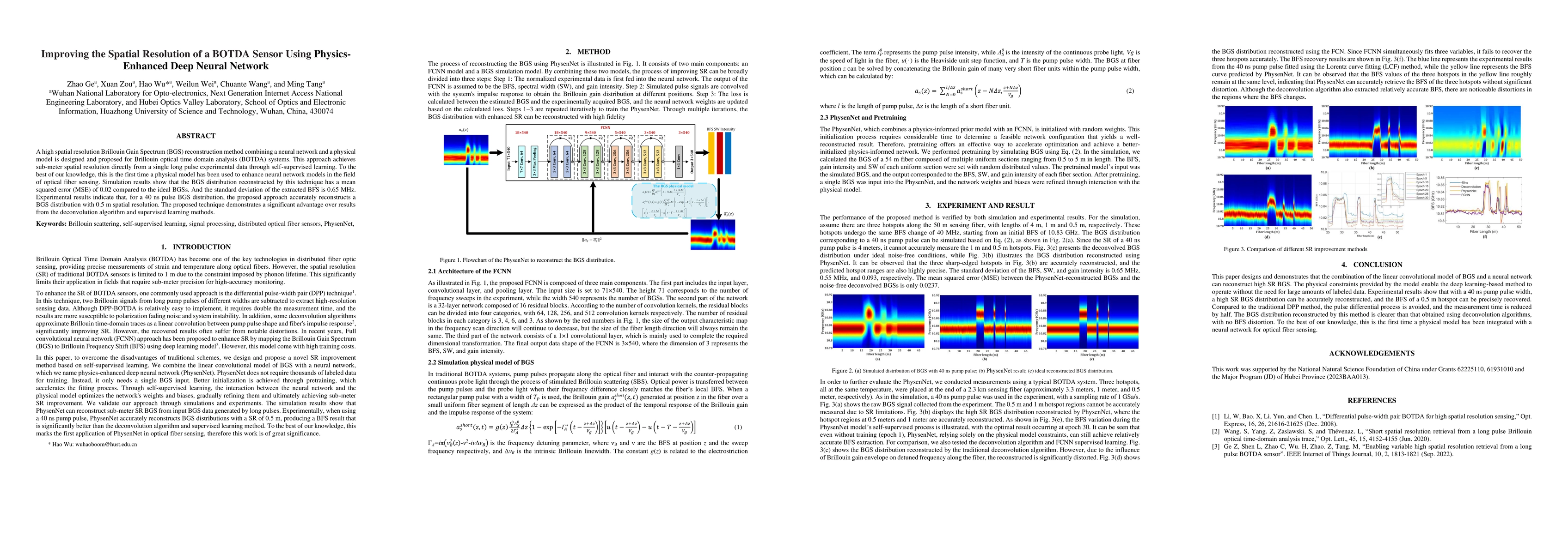 Thumbnail for Improving the Spatial Resolution of a BOTDA Sensor Using
  Physics-Enhanced Deep Neural Network