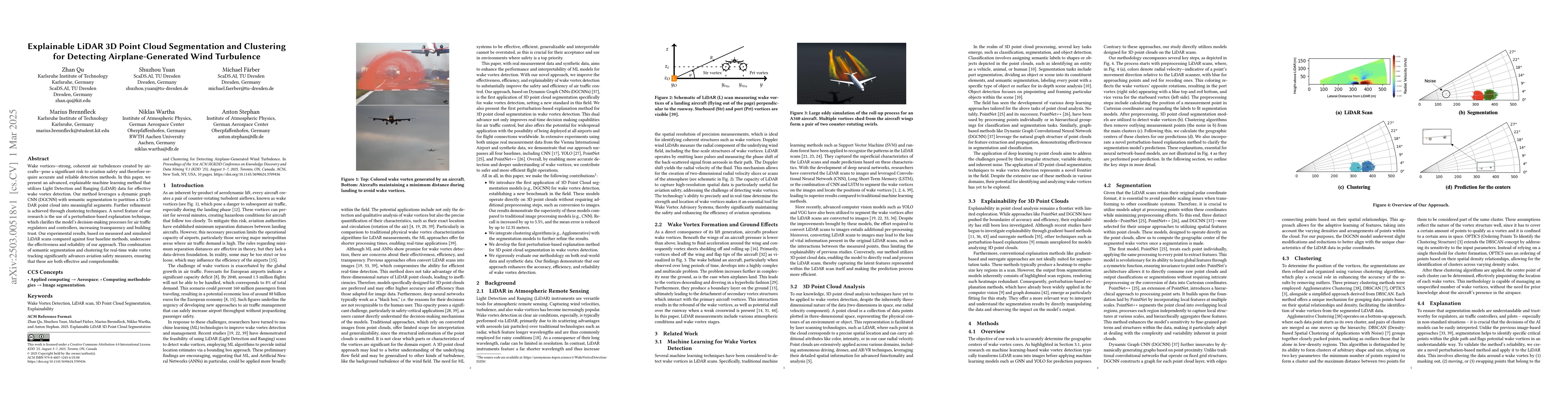 Thumbnail for Explainable LiDAR 3D Point Cloud Segmentation and Clustering for
  Detecting Airplane-Generated Wind Turbulence