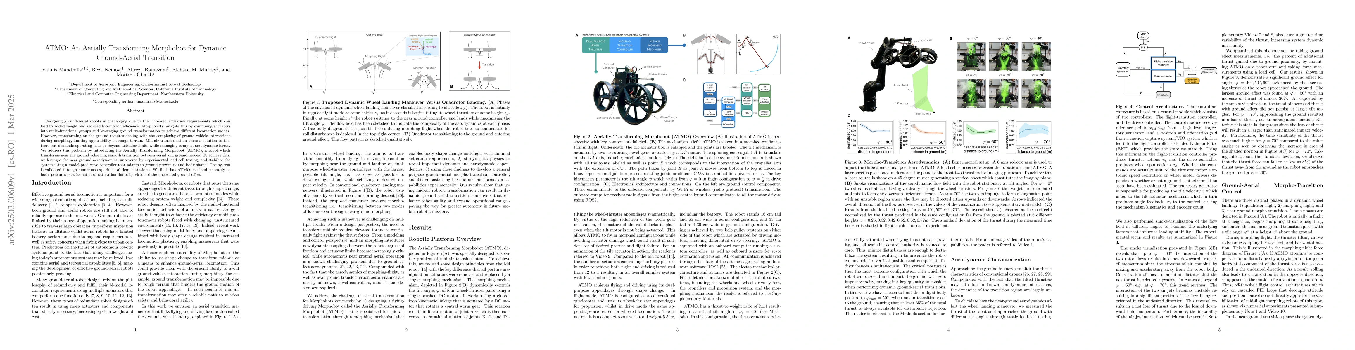 Thumbnail for ATMO: An Aerially Transforming Morphobot for Dynamic Ground-Aerial
  Transition