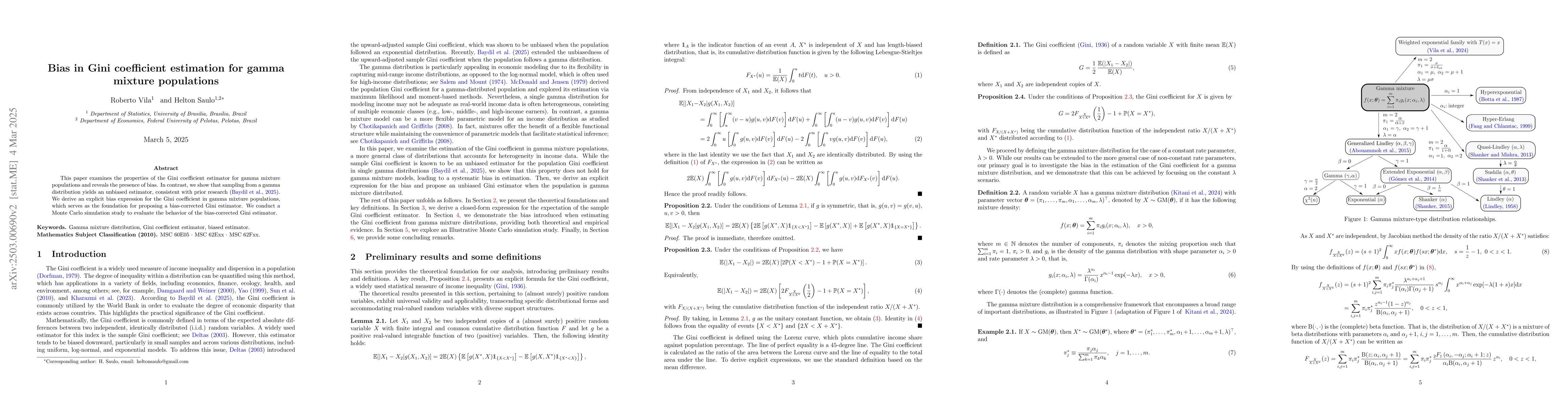 Thumbnail for Bias in Gini coefficient estimation for gamma mixture populations