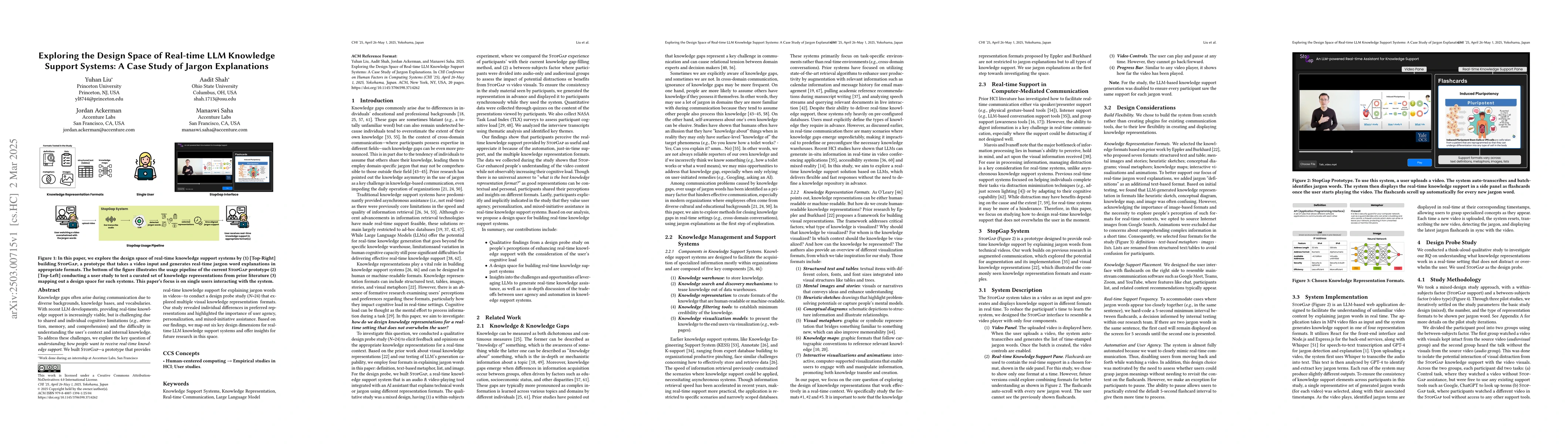 Thumbnail for Exploring the Design Space of Real-time LLM Knowledge Support Systems: A
  Case Study of Jargon Explanations