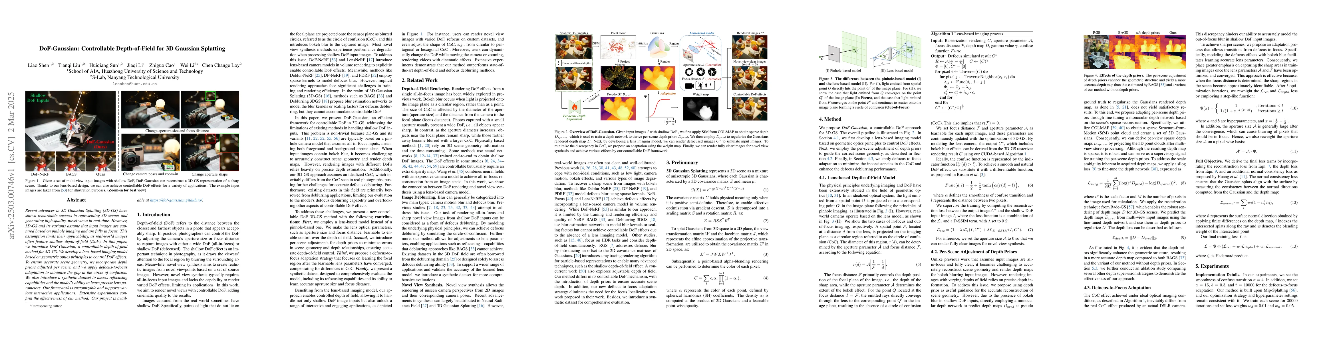 Thumbnail for DoF-Gaussian: Controllable Depth-of-Field for 3D Gaussian Splatting
