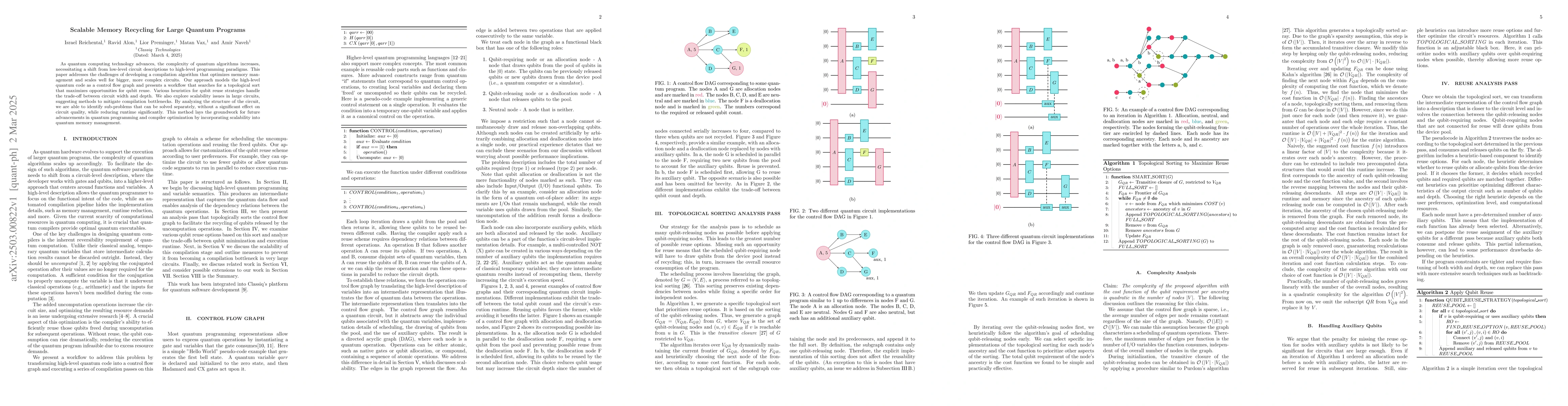 Thumbnail for Scalable Memory Recycling for Large Quantum Programs