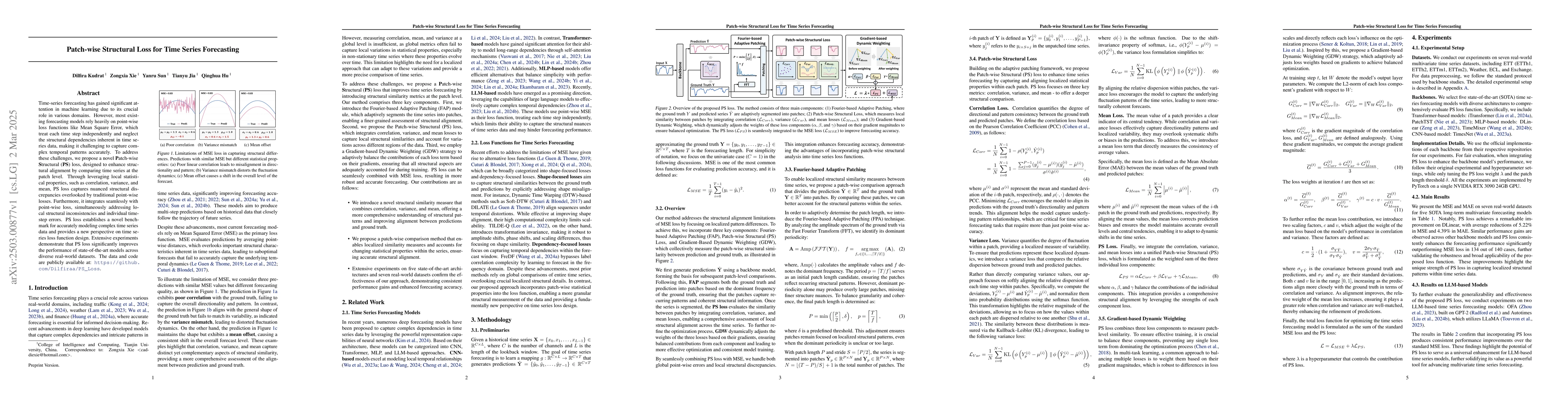 Thumbnail for Patch-wise Structural Loss for Time Series Forecasting