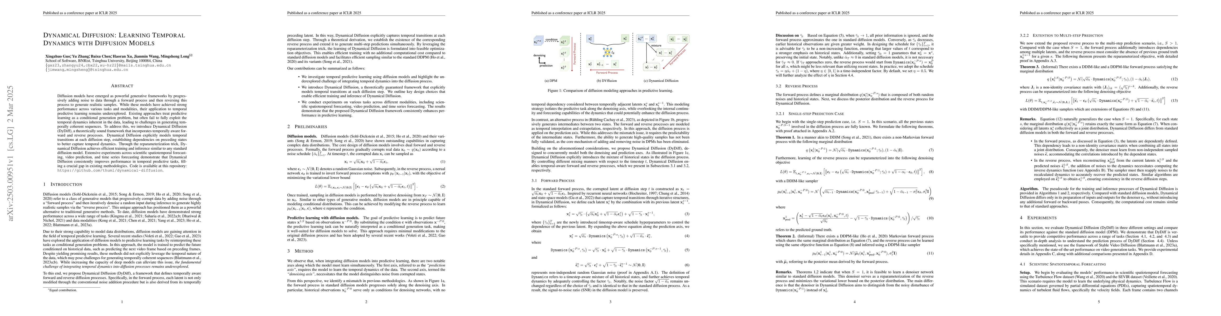 Thumbnail for Dynamical Diffusion: Learning Temporal Dynamics with Diffusion Models