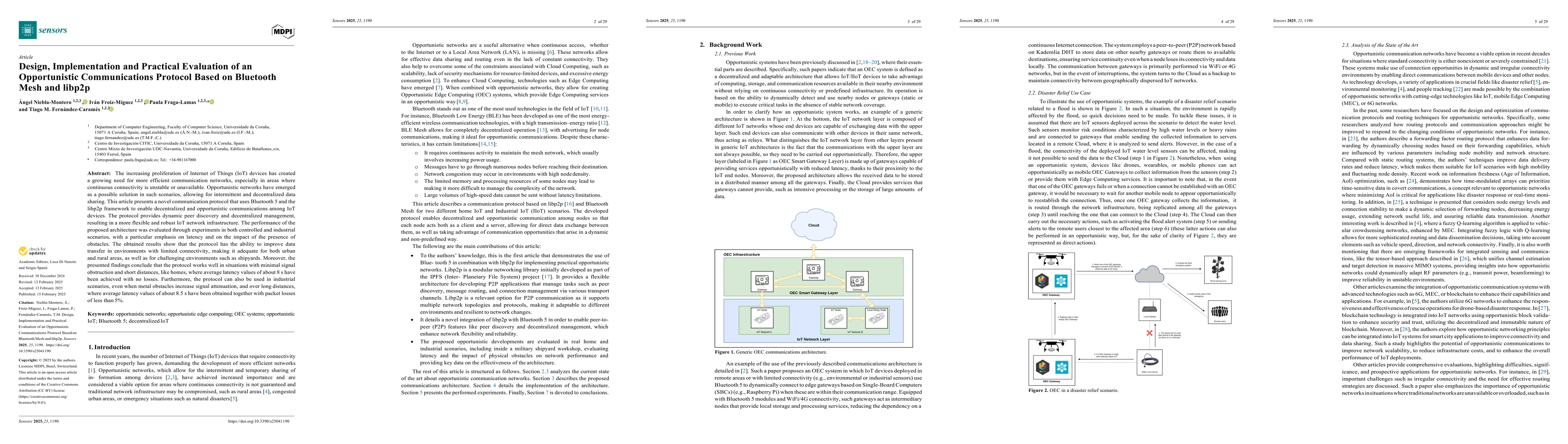 Thumbnail for Design, Implementation and Practical Evaluation of an Opportunistic
  Communications Protocol Based on Bluetooth Mesh and libp2p