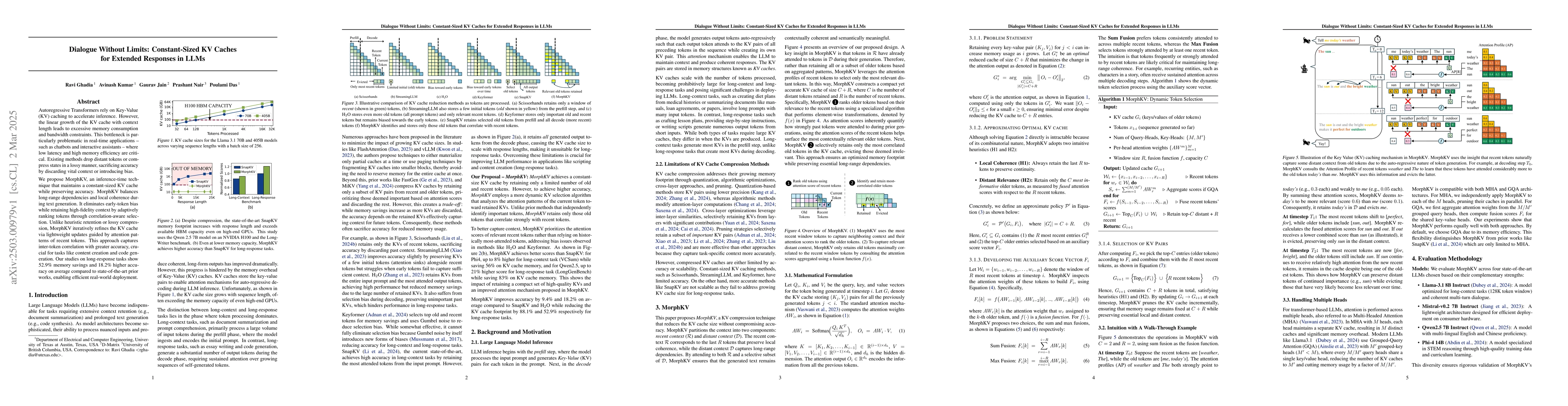 Thumbnail for Dialogue Without Limits: Constant-Sized KV Caches for Extended Responses
  in LLMs