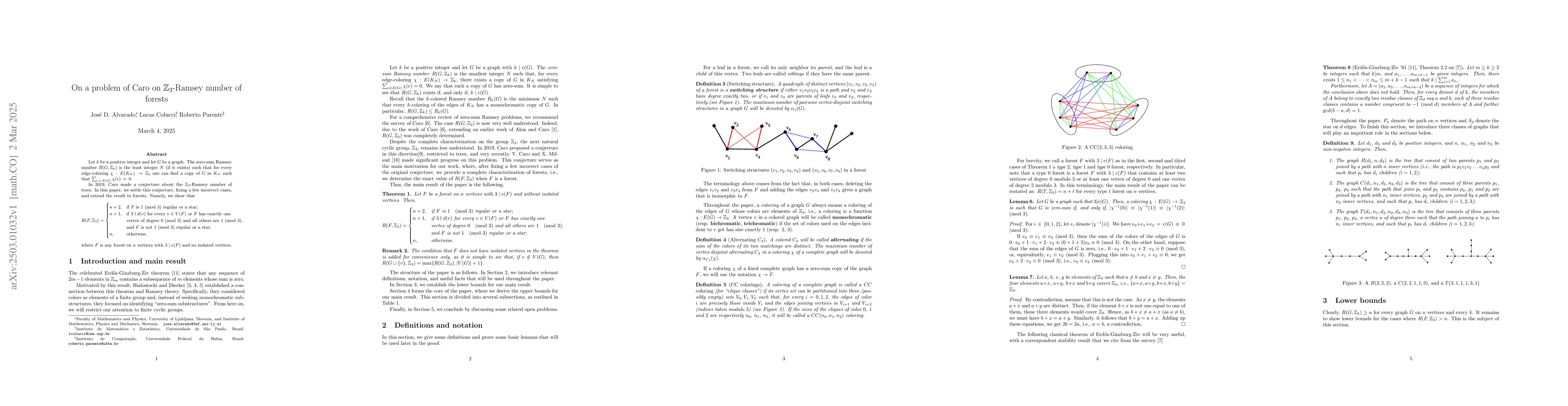 Thumbnail for On a problem of Caro on $\mathbb{Z}_3$-Ramsey number of forests