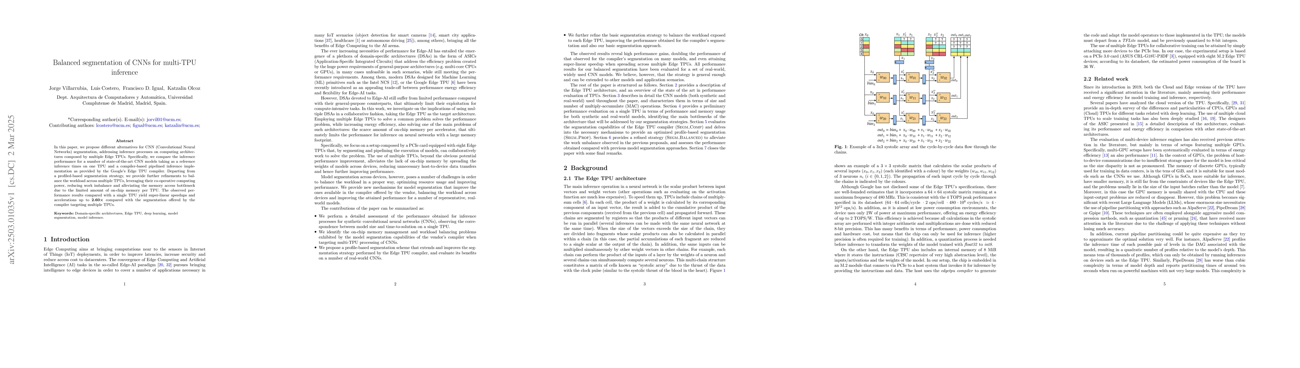 Thumbnail for Balanced segmentation of CNNs for multi-TPU inference