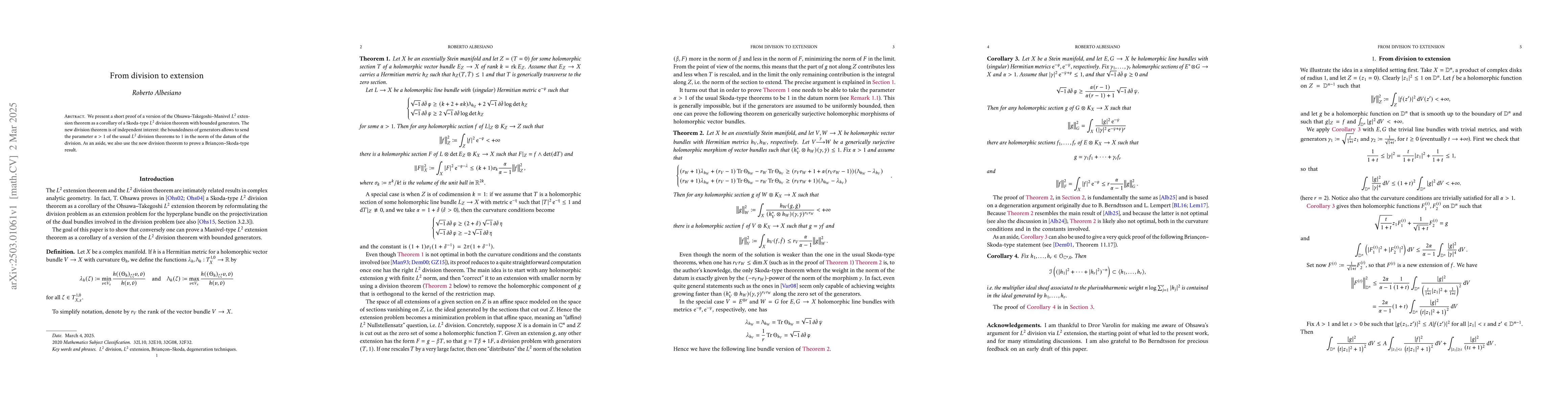 Thumbnail for From division to extension