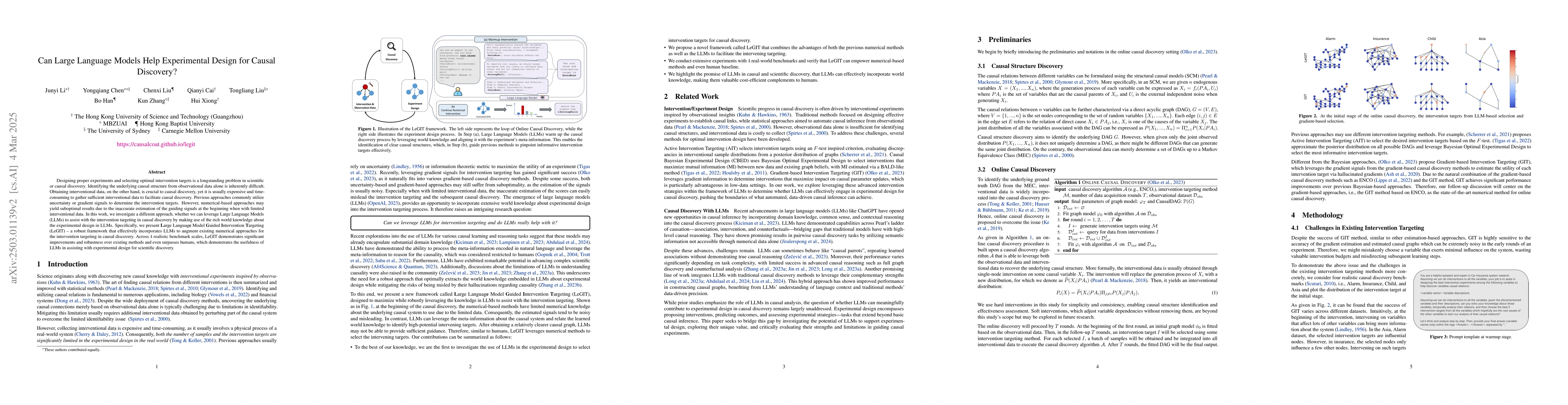 Thumbnail for Can Large Language Models Help Experimental Design for Causal Discovery?