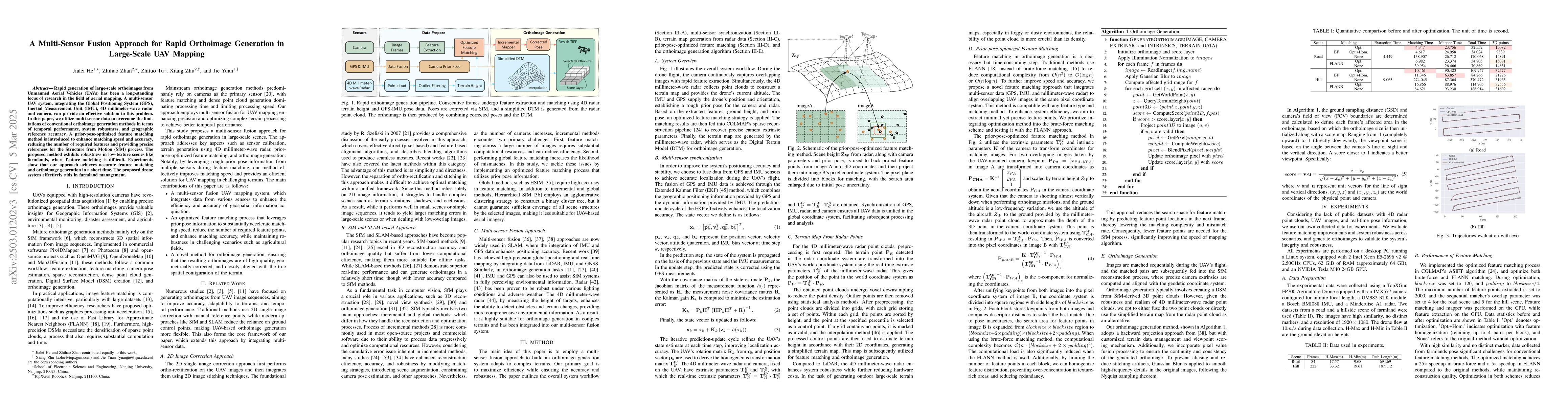 Thumbnail for A Multi-Sensor Fusion Approach for Rapid Orthoimage Generation in
  Large-Scale UAV Mapping