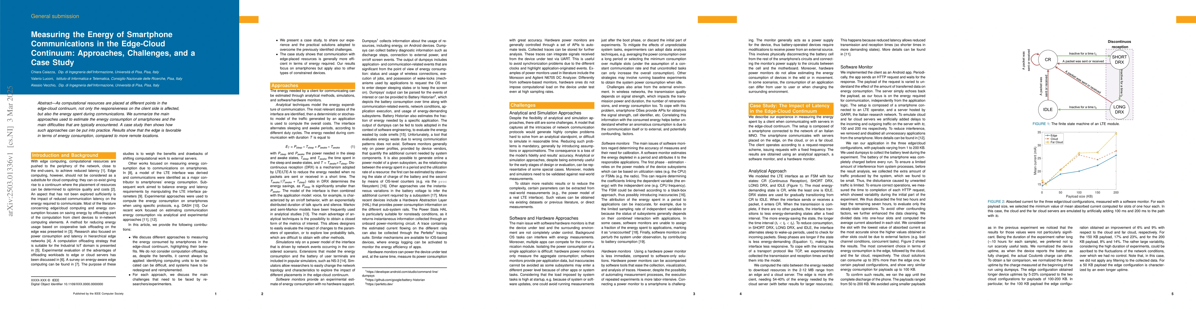 Thumbnail for Measuring the Energy of Smartphone Communications in the Edge-Cloud
  Continuum: Approaches, Challenges, and a Case Study