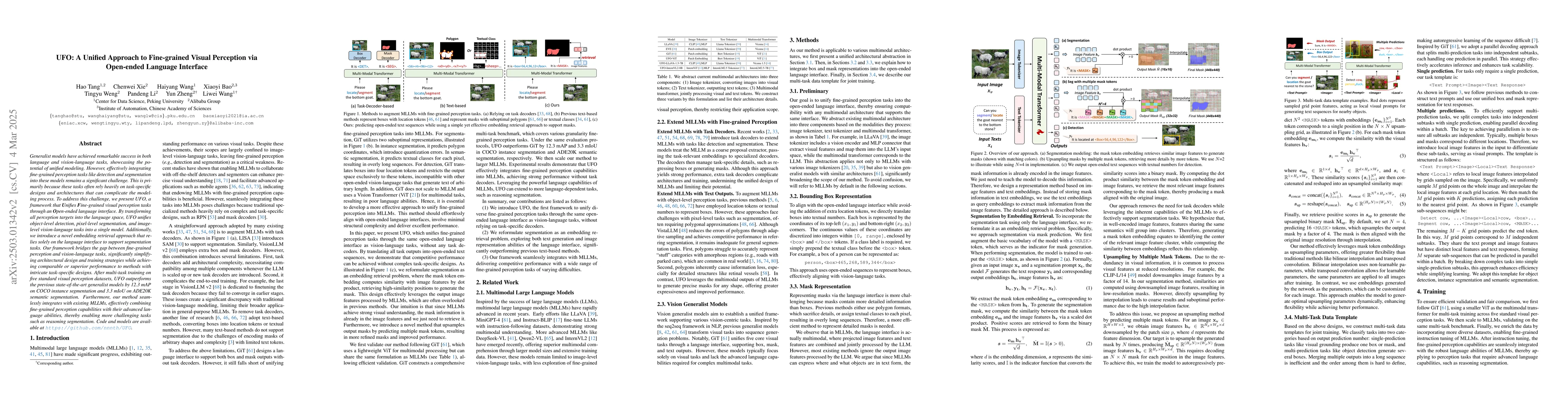Thumbnail for UFO: A Unified Approach to Fine-grained Visual Perception via Open-ended
  Language Interface