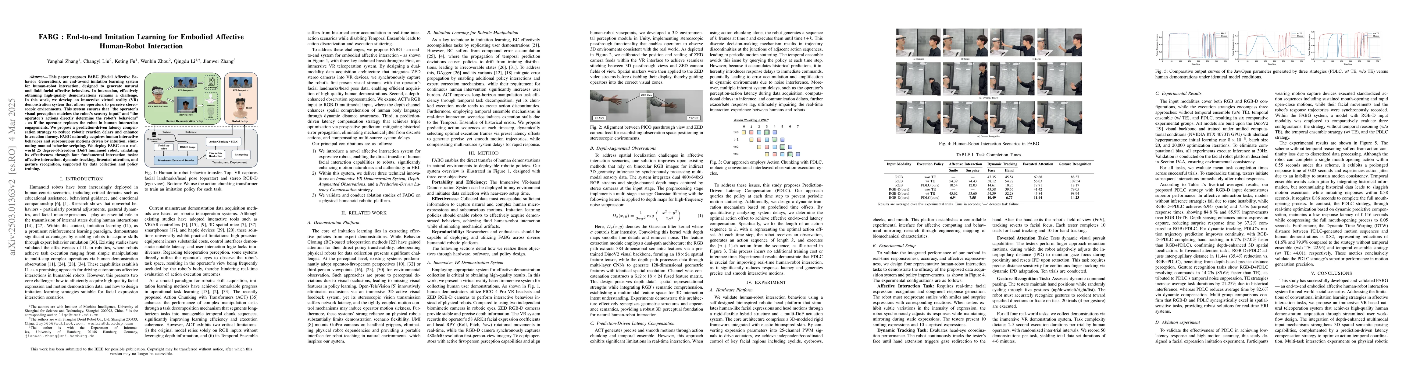 Thumbnail for FABG : End-to-end Imitation Learning for Embodied Affective Human-Robot
  Interaction
