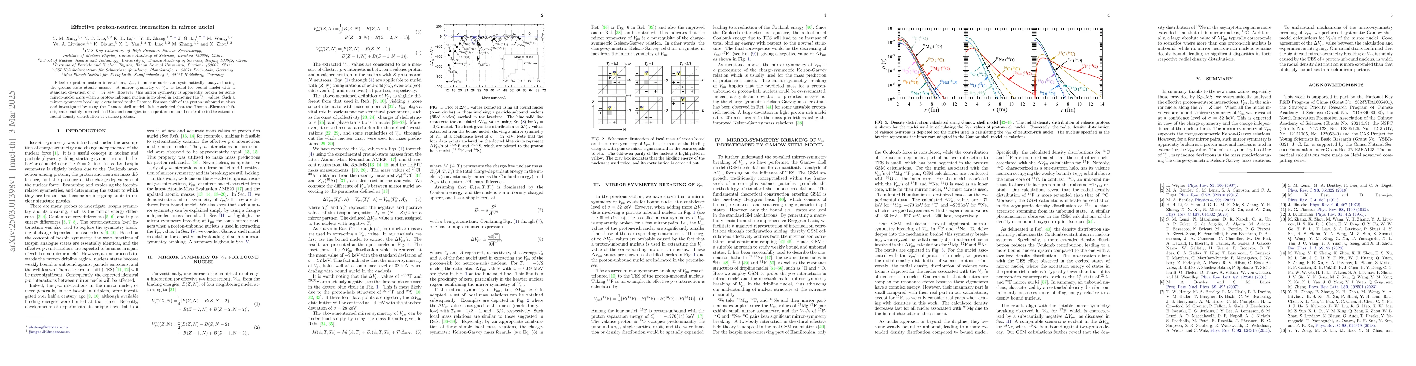 Thumbnail for Effective proton-neutron interaction in mirror nuclei