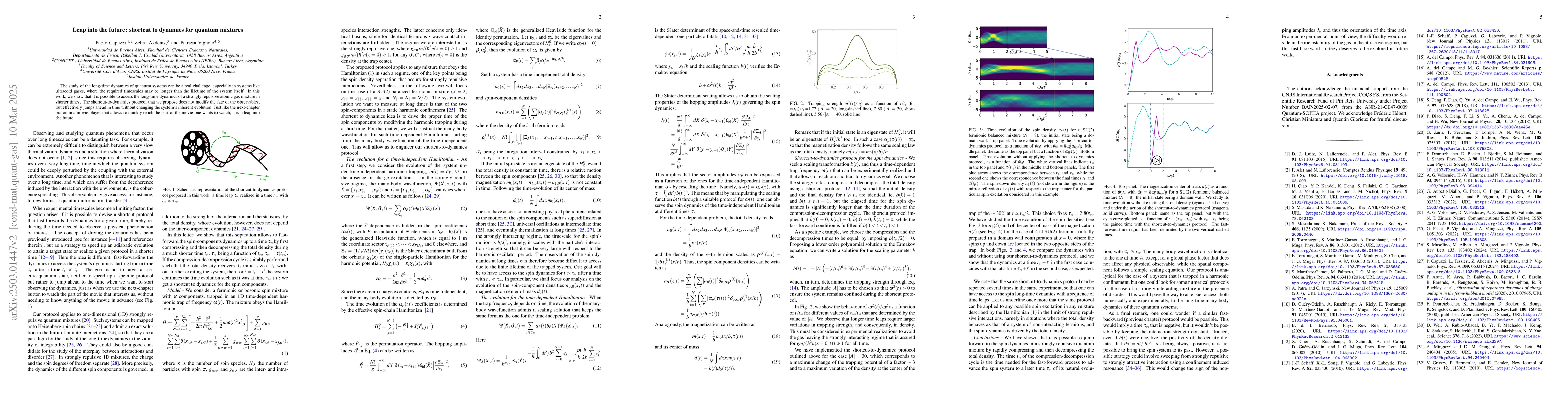 Thumbnail for Leap into the future: shortcut to dynamics for quantum mixtures