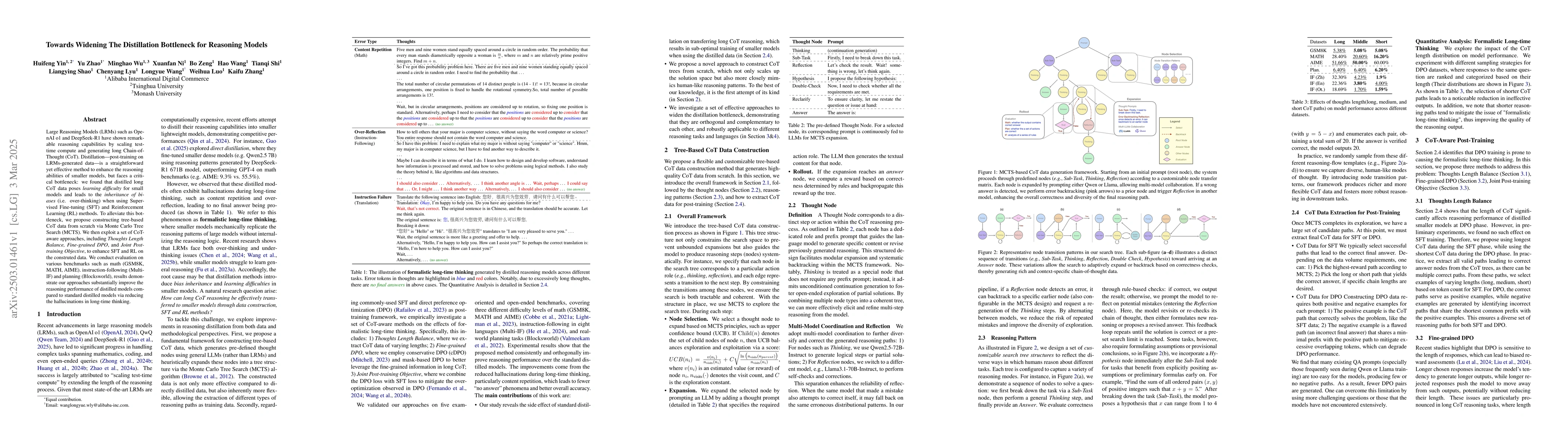 Thumbnail for Towards Widening The Distillation Bottleneck for Reasoning Models