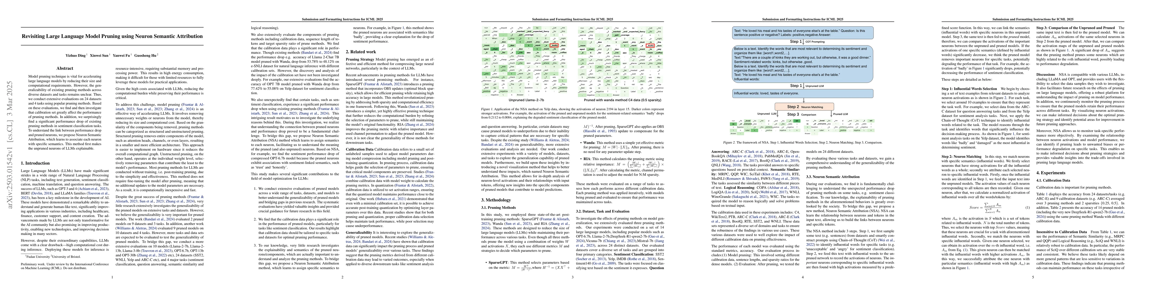 Thumbnail for Revisiting Large Language Model Pruning using Neuron Semantic
  Attribution