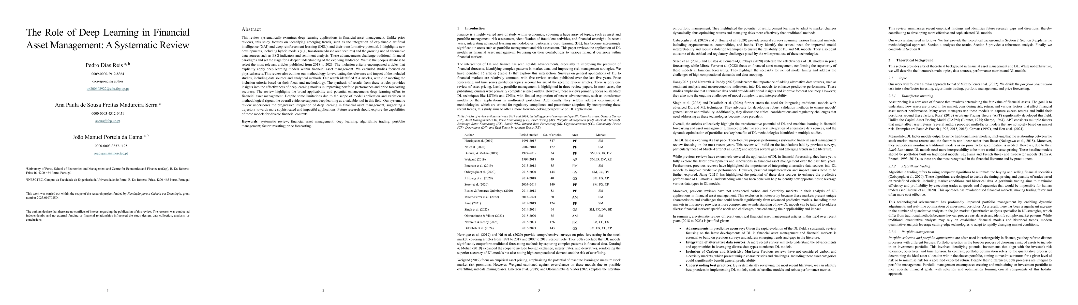 Thumbnail for The Role of Deep Learning in Financial Asset Management: A Systematic
  Review