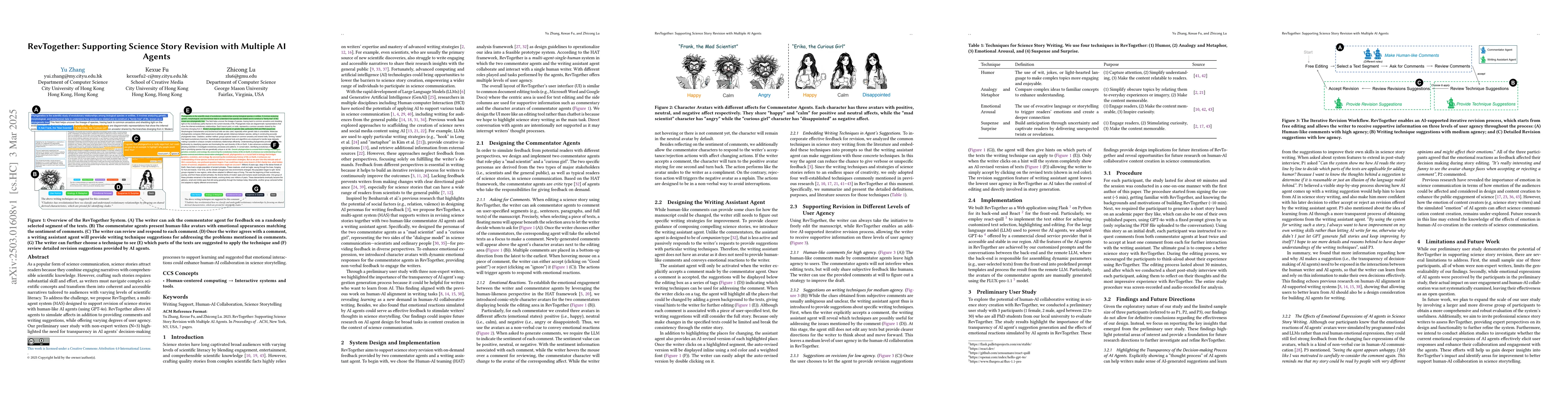 Thumbnail for RevTogether: Supporting Science Story Revision with Multiple AI Agents