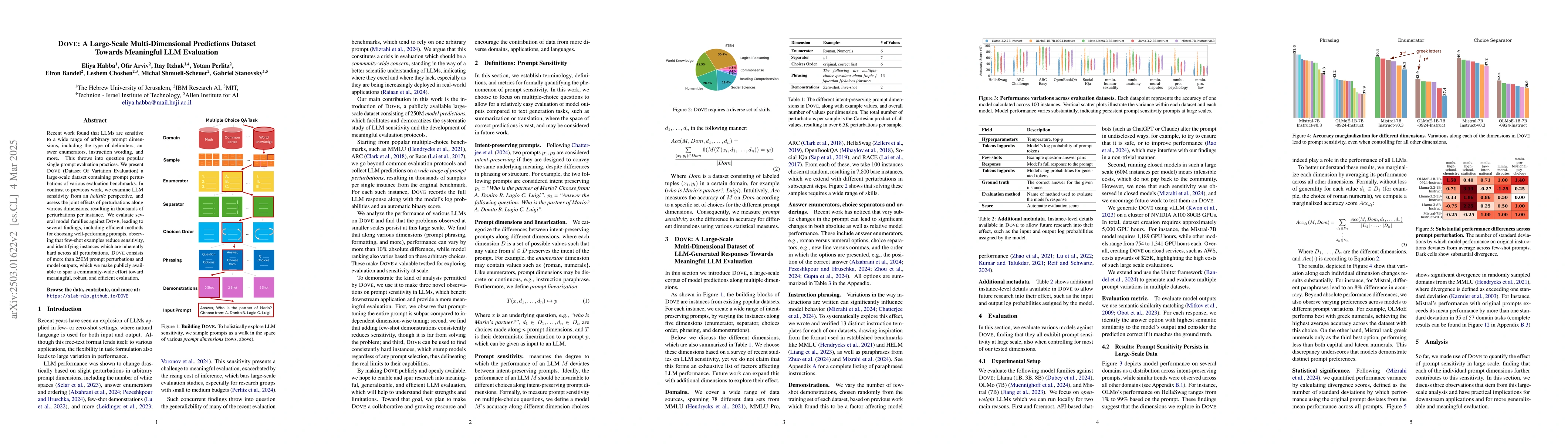 Thumbnail for DOVE: A Large-Scale Multi-Dimensional Predictions Dataset Towards
  Meaningful LLM Evaluation