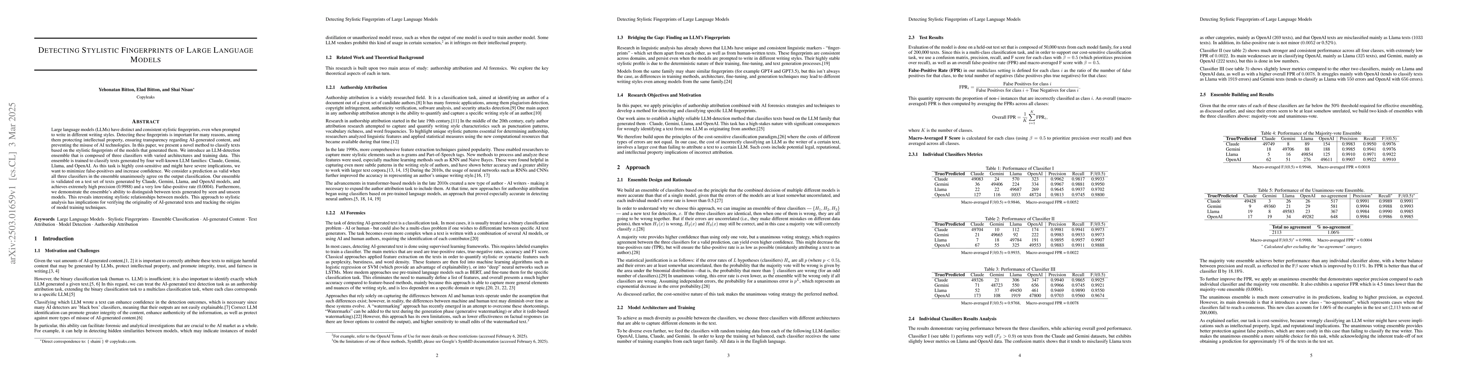 Thumbnail for Detecting Stylistic Fingerprints of Large Language Models