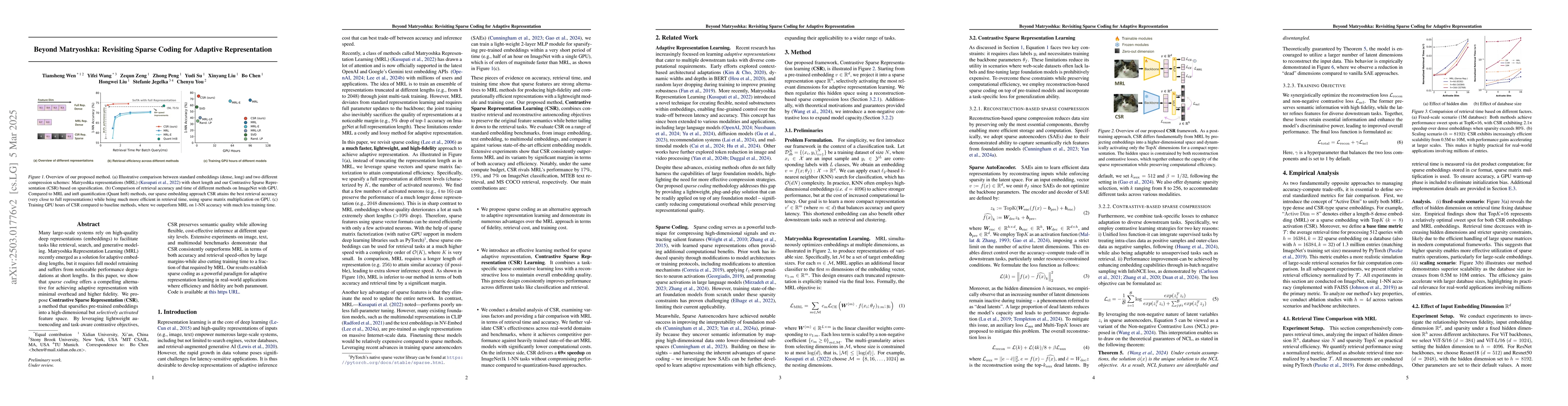Thumbnail for Beyond Matryoshka: Revisiting Sparse Coding for Adaptive Representation
