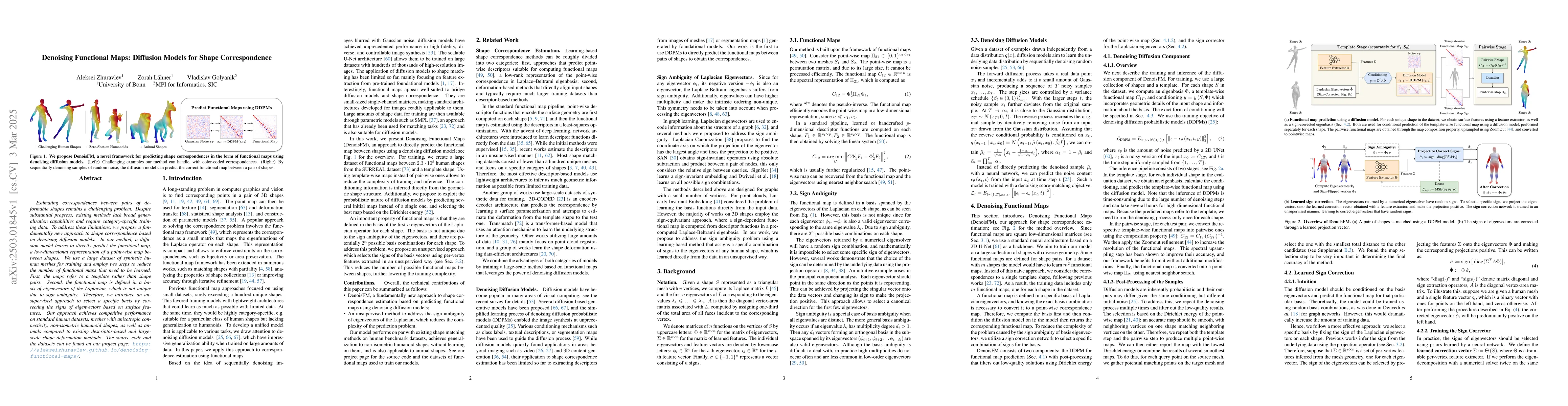 Thumbnail for Denoising Functional Maps: Diffusion Models for Shape Correspondence