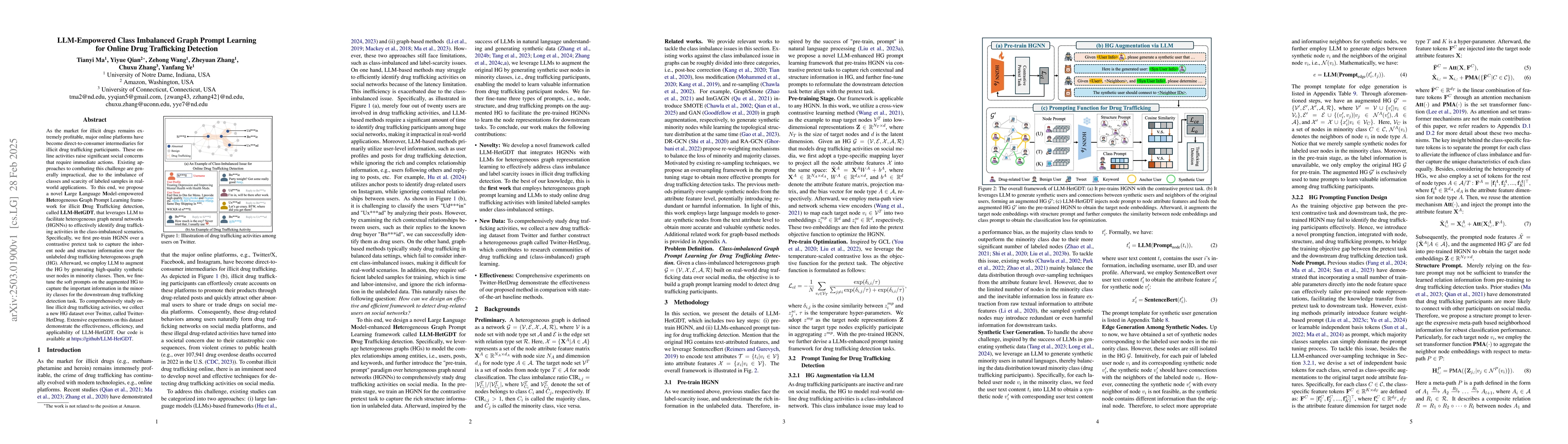 Thumbnail for LLM-Empowered Class Imbalanced Graph Prompt Learning for Online Drug
  Trafficking Detection